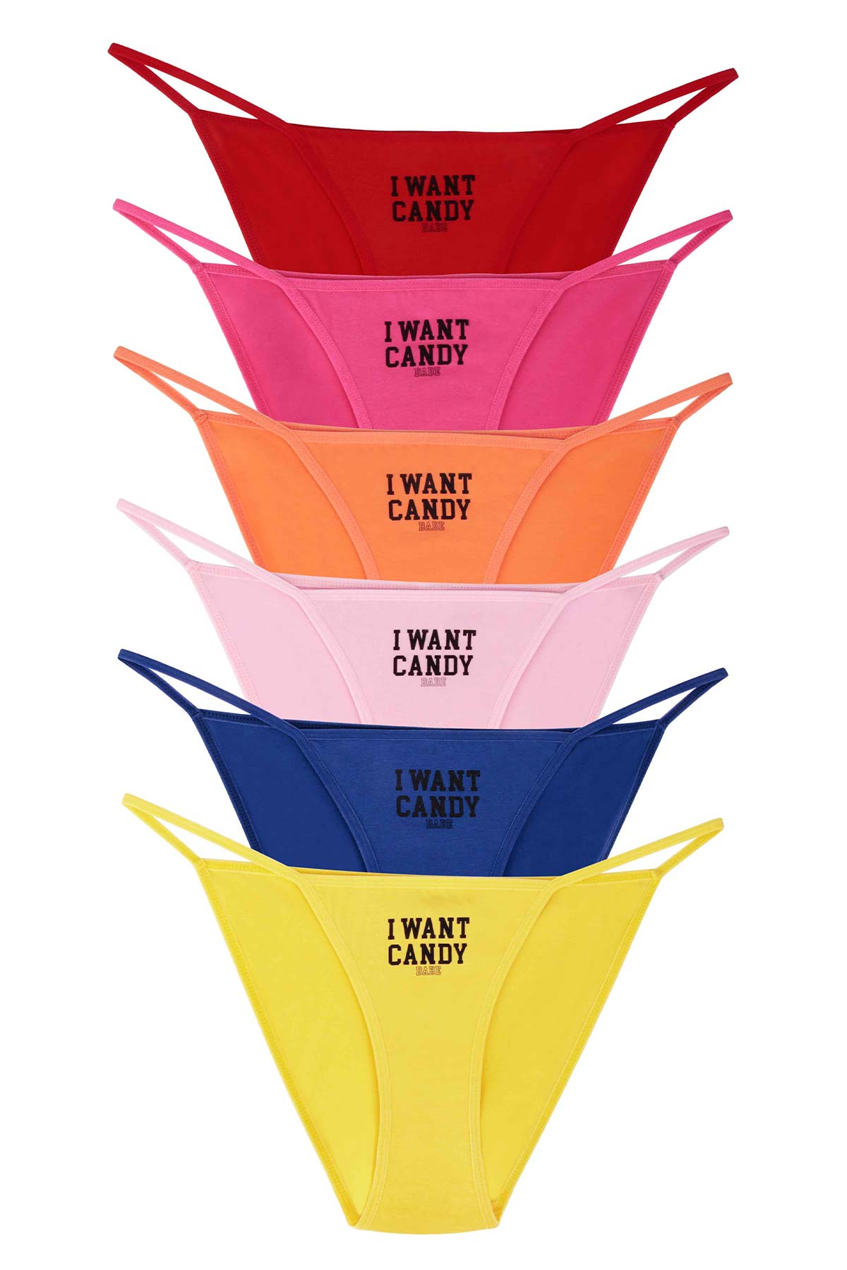 Dominant Kadın Slip Bikini Külot Kenarları İpli - Thumbnail