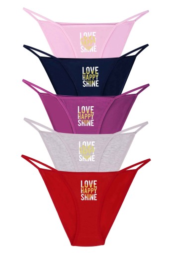 DOMİNANT - Dominant Kadın Slip Bikini Külot Kenarları İpli