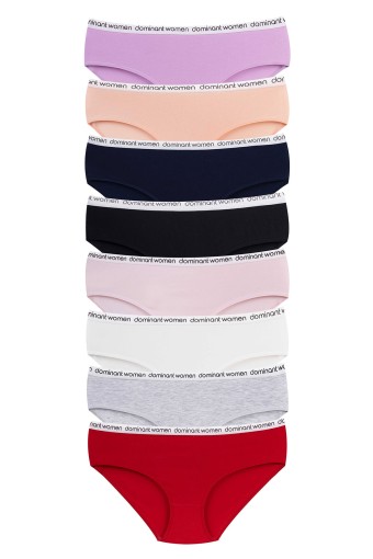 DOMİNANT - Dominant Kadın Slip Külot Büyük Beden Lastik Bel (1)