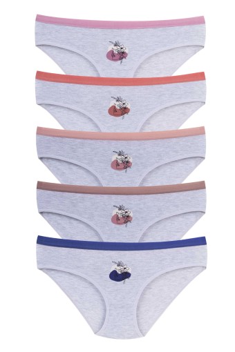 DOMİNANT - Dominant Kadın Slip Külot Büyük Beden Lastik Bel (1)