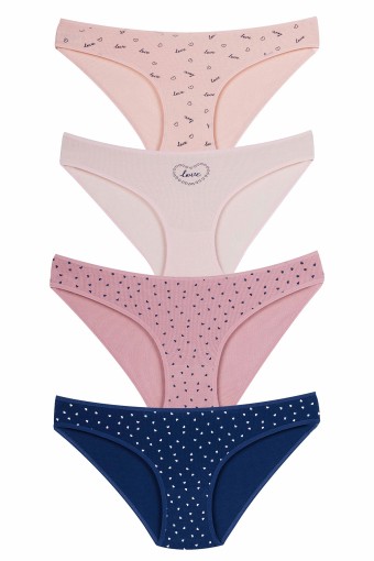 DOMİNANT - Dominant Kadın Slip Külot Desenli