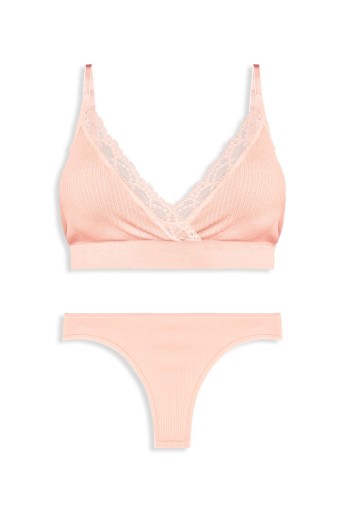 DOMİNANT - Dominant Kadın Sütyen Külot Takım - Açık Somon