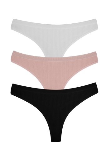 DOMİNANT - Dominant Kadın Tanga Fitilli Ribana