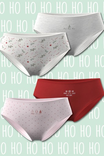 DOMİNANT - Dominant Kadın Yüksek Bel Bato Külot Büyük Beden