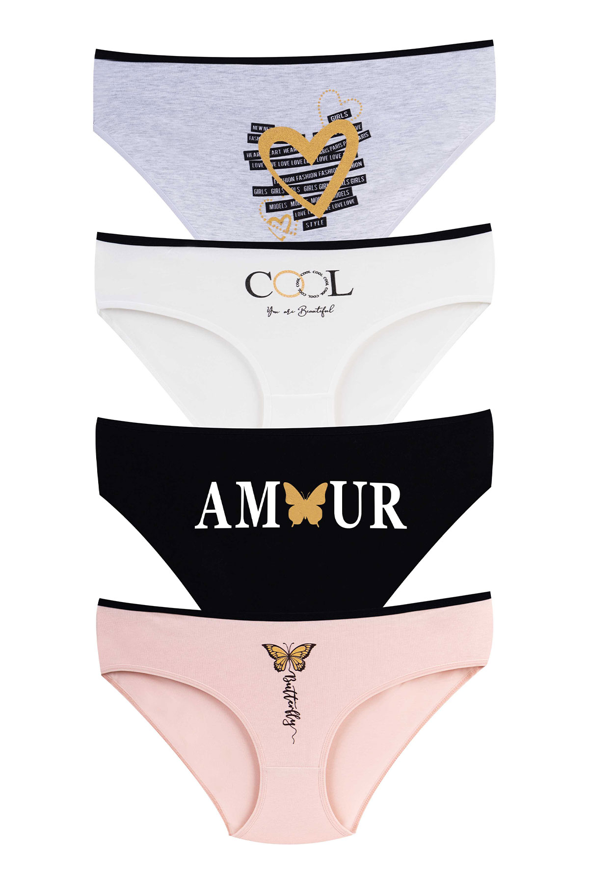 Dominant Kadın Yüksek Bel Bato Külot Büyük Beden - Thumbnail