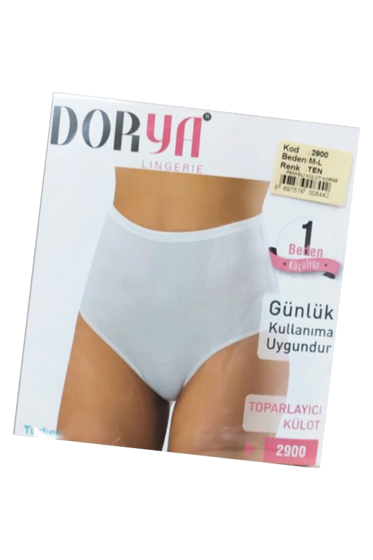 Dorya Kadın Külot Korse Penye - Thumbnail