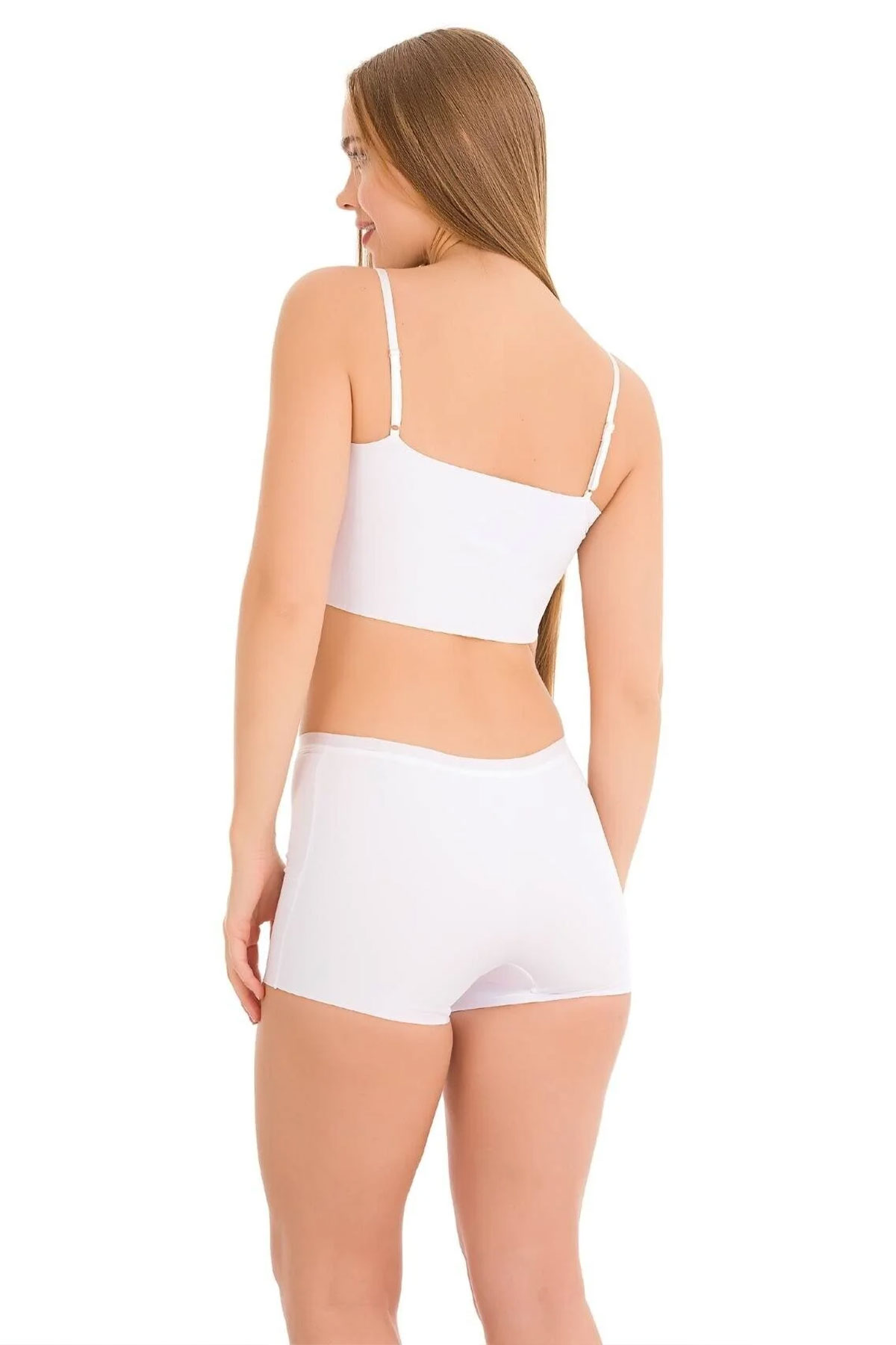 Dorya Kadın Slip Külot Kaydırmaz Lazer Kesim Şort - Thumbnail