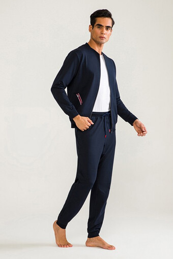 DS DAMAT - Ds Damat Erkek Eşofman Takımı Uzun Kol Fermuarlı Jogging