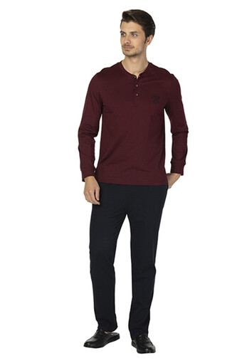DS DAMAT - Ds Damat Erkek Pijama Takımı Uzun Kol Hamburg (1)