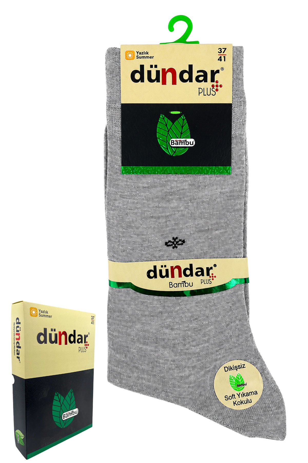 Dündar Erkek Garson Soket Çorap Bambu - Thumbnail