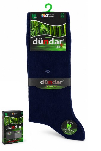 DÜNDAR - Dündar Erkek Likralı Bambu Soket Çorap