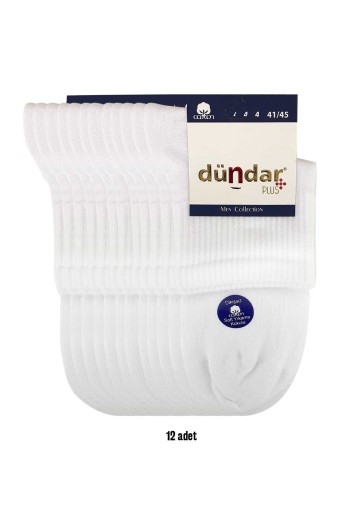 DÜNDAR - Dündar Plus Erkek Penye Yarım Konç Çorap (1)