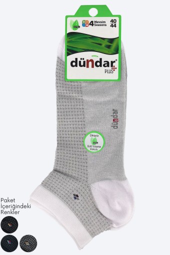 DÜNDAR - Dündar Erkek Patik Plus Bambu Dikişsiz Soft Yıkama Kokulu