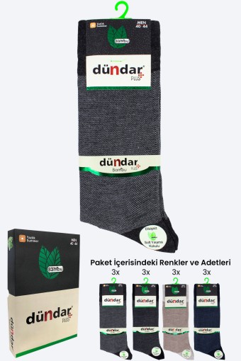 DÜNDAR - Dündar Erkek Soket Çorap Bambu