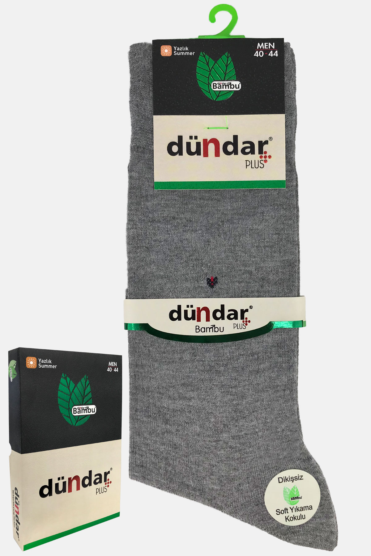 Dündar Erkek Soket Çorap Bambu - Thumbnail