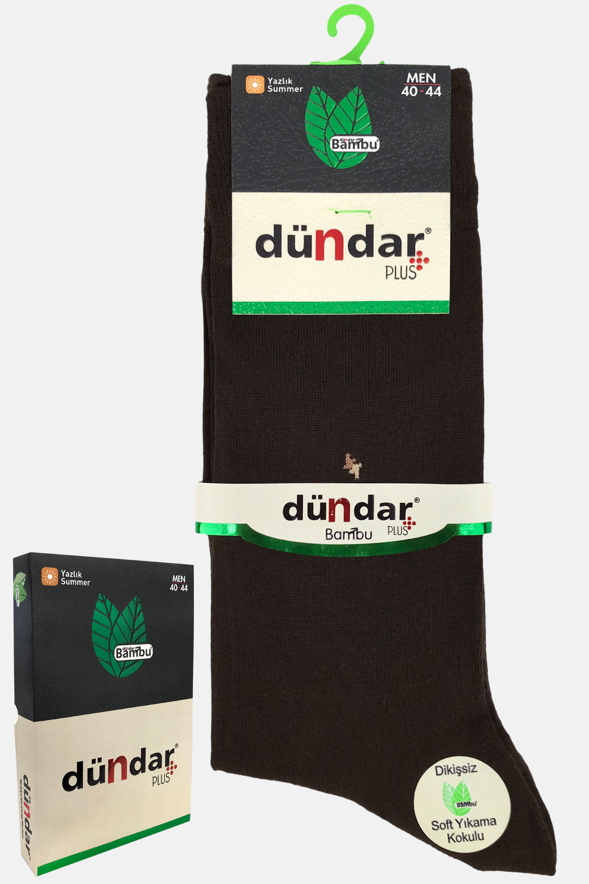 Dündar Erkek Soket Çorap Bambu - Thumbnail