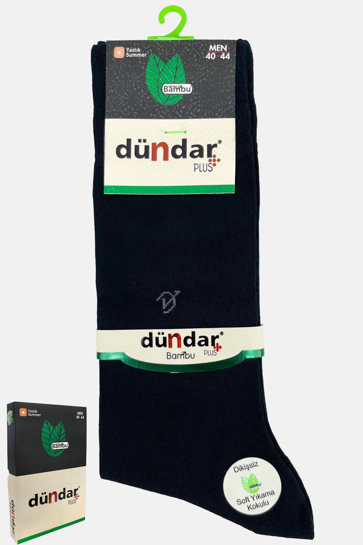 Dündar Erkek Soket Çorap Bambu - Thumbnail