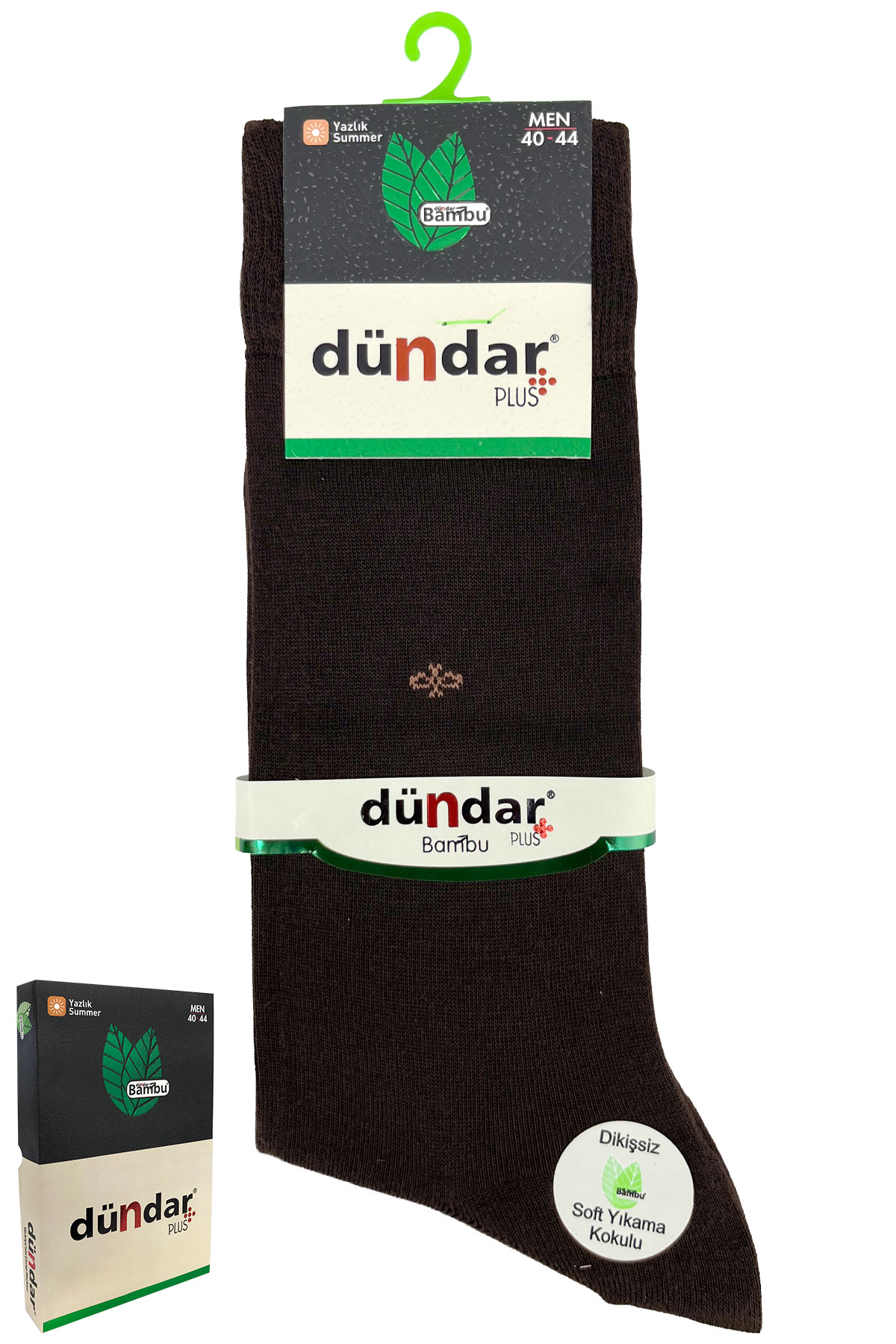 Dündar Erkek Soket Çorap Bambu - Thumbnail