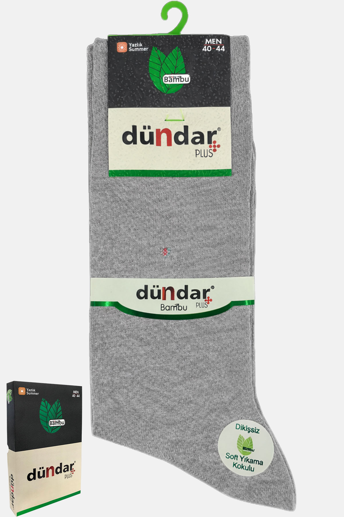 Dündar Erkek Soket Çorap Bambu - Thumbnail
