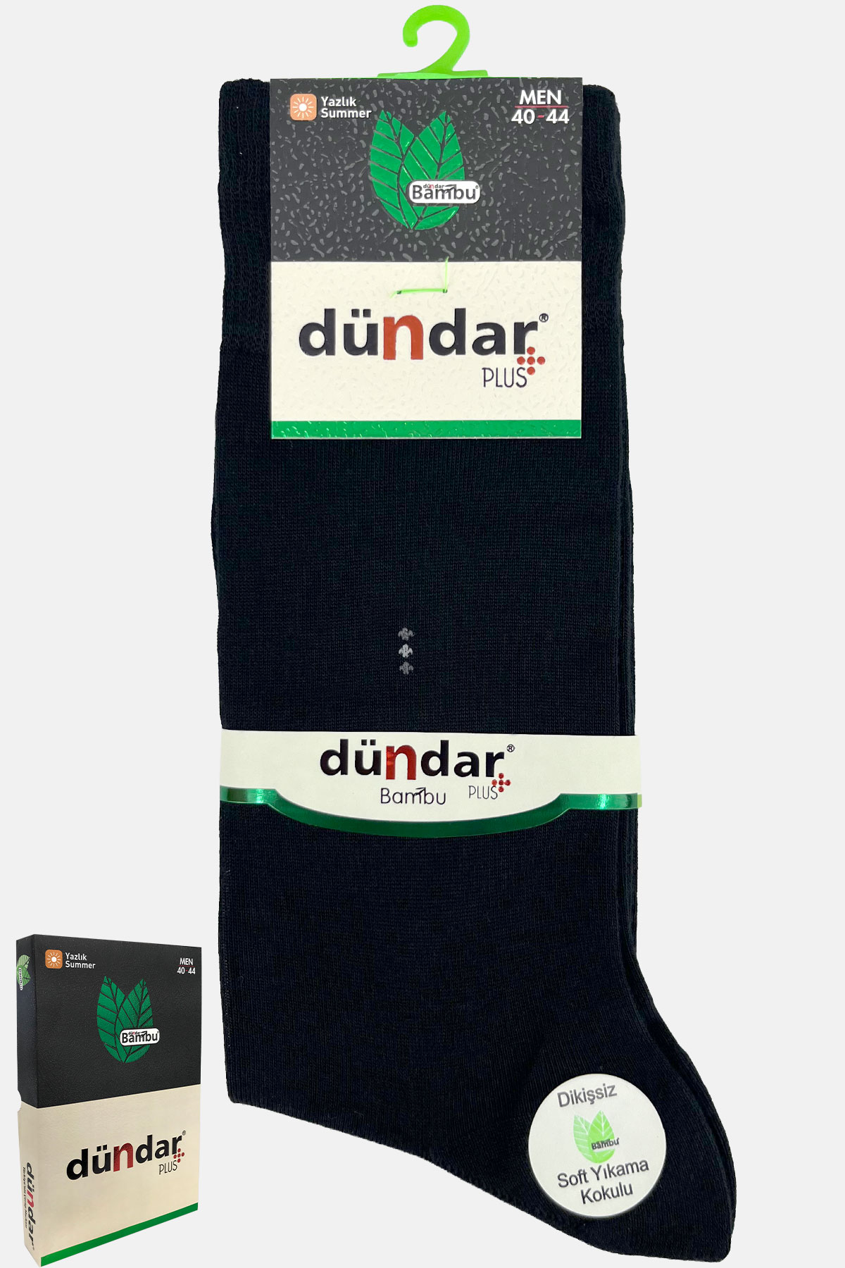 Dündar Erkek Soket Çorap Bambu - Thumbnail