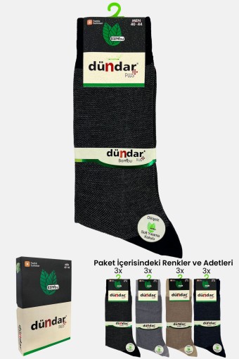 DÜNDAR - Dündar Erkek Soket Çorap Bambu