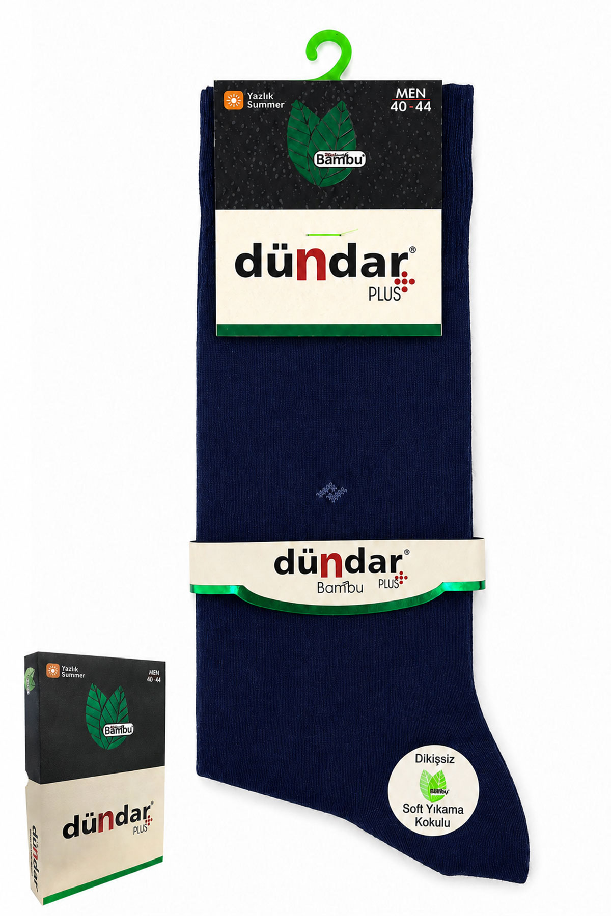 Dündar Erkek Soket Çorap Bambu - Thumbnail