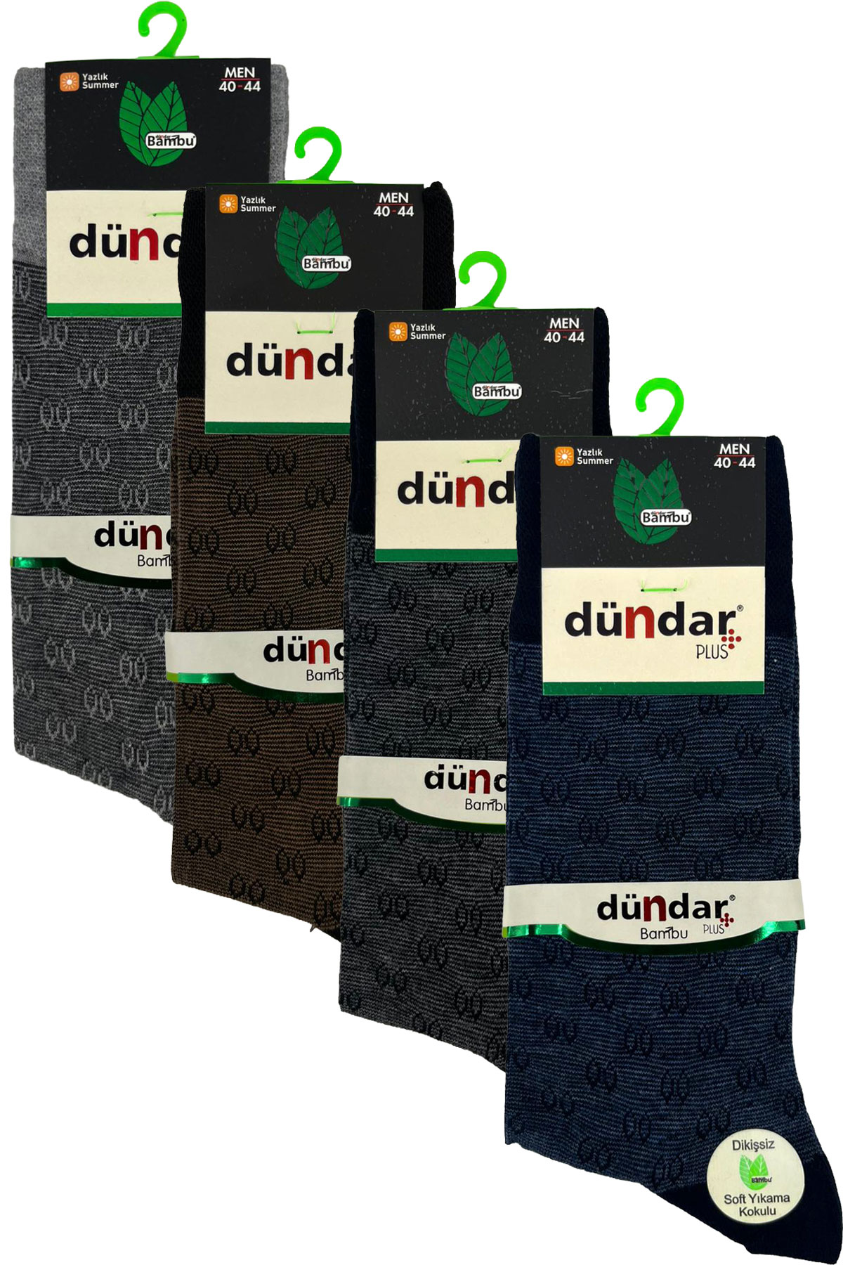 Dündar Erkek Soket Çorap Bambu - Thumbnail
