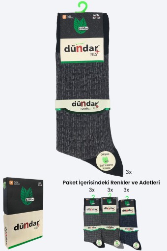 DÜNDAR - Dündar Erkek Soket Çorap Bambu