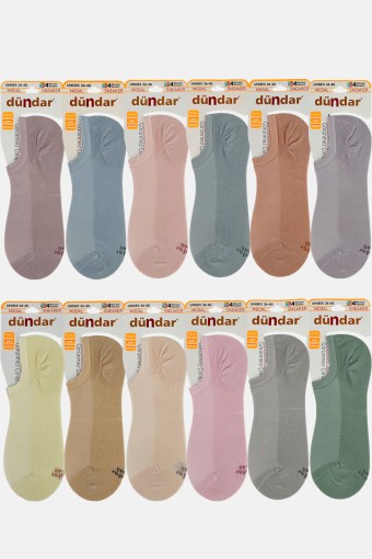 DÜNDAR - Dündar Kadın Sneaker Çorap Modal Görünmez Çorap (1)