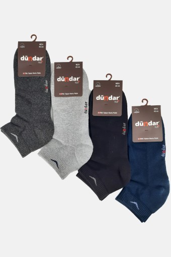 DÜNDAR - Dündar Plus Erkek Tabanaltı Havlu Patik Çorap (1)