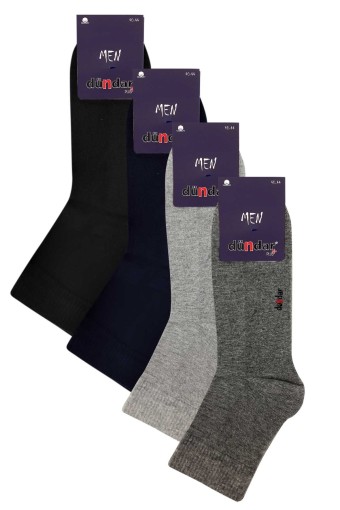 DÜNDAR - Dündar Plus Erkek Tabanaltı Havlu Yarım Konç Çorap (1)