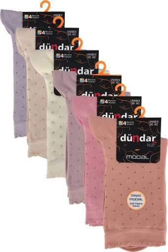 DÜNDAR - Dündar Plus Kadın Modal Soket Çorap (1)