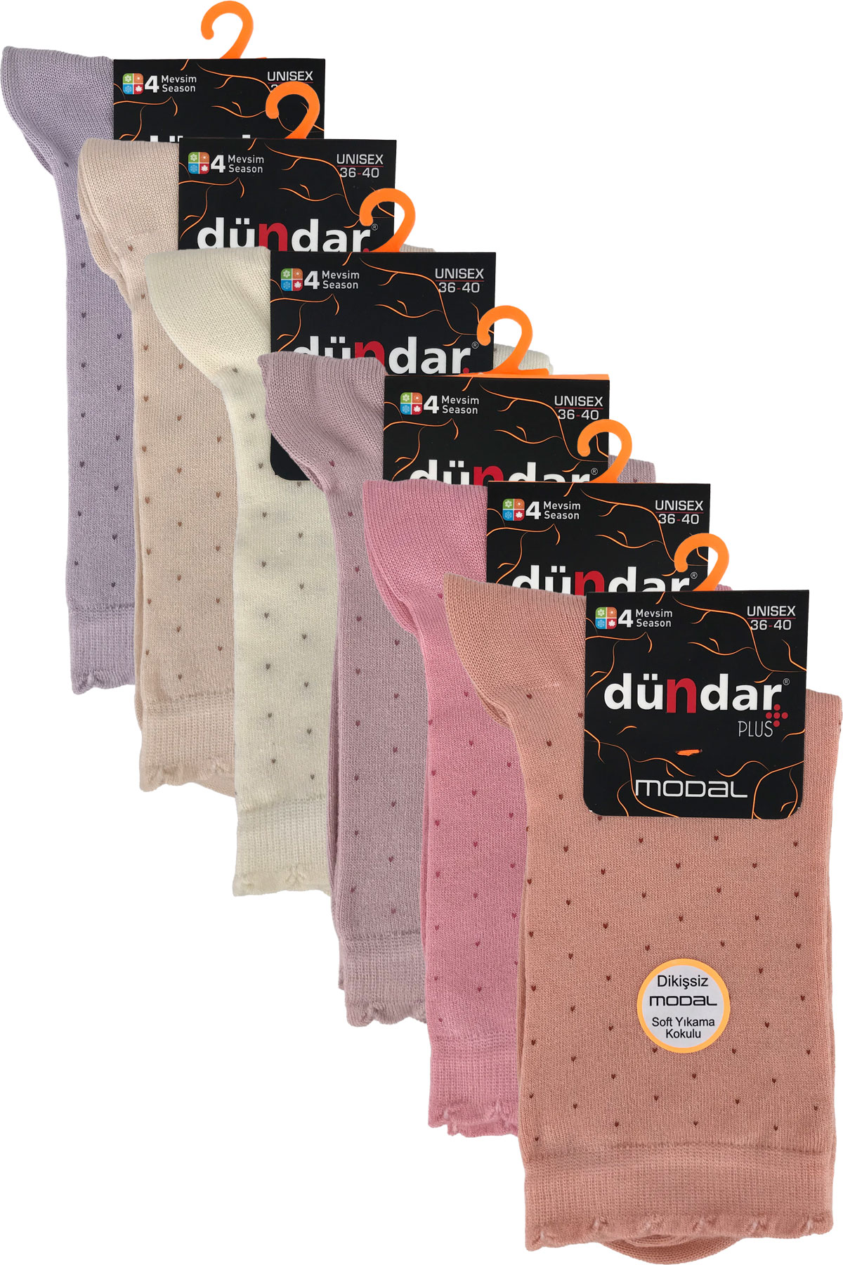 Dündar Plus Kadın Modal Soket Çorap - Thumbnail