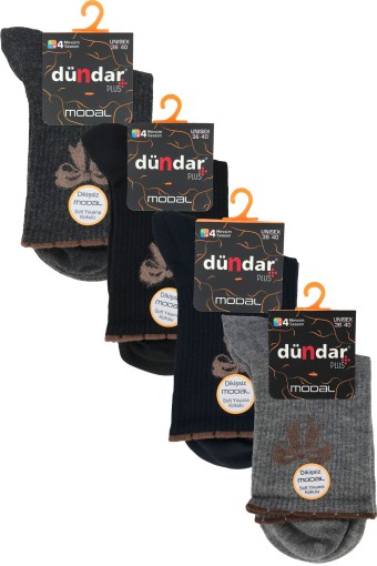 DÜNDAR - Dündar Plus Kadın Modal Soket Çorap (1)
