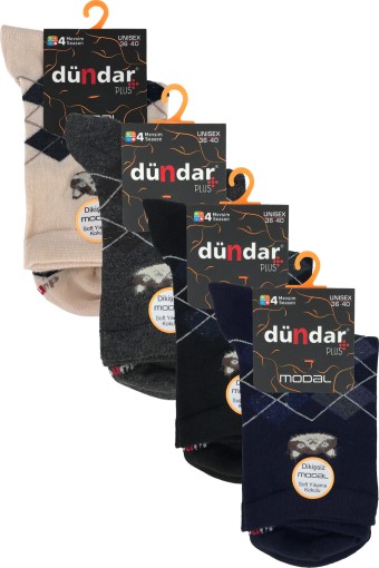 DÜNDAR - Dündar Plus Kadın Modal Soket Çorap (1)