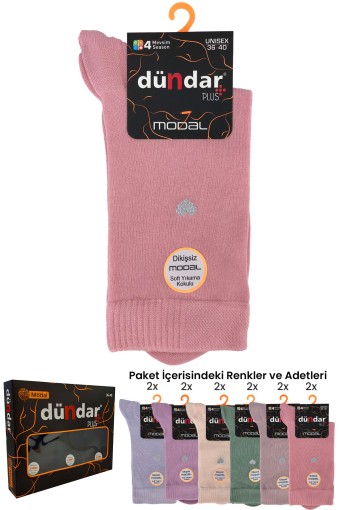 DÜNDAR - Dündar Plus Kadın Modal Soket Çorap