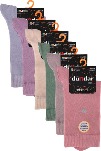 DÜNDAR - Dündar Plus Kadın Modal Soket Çorap (1)