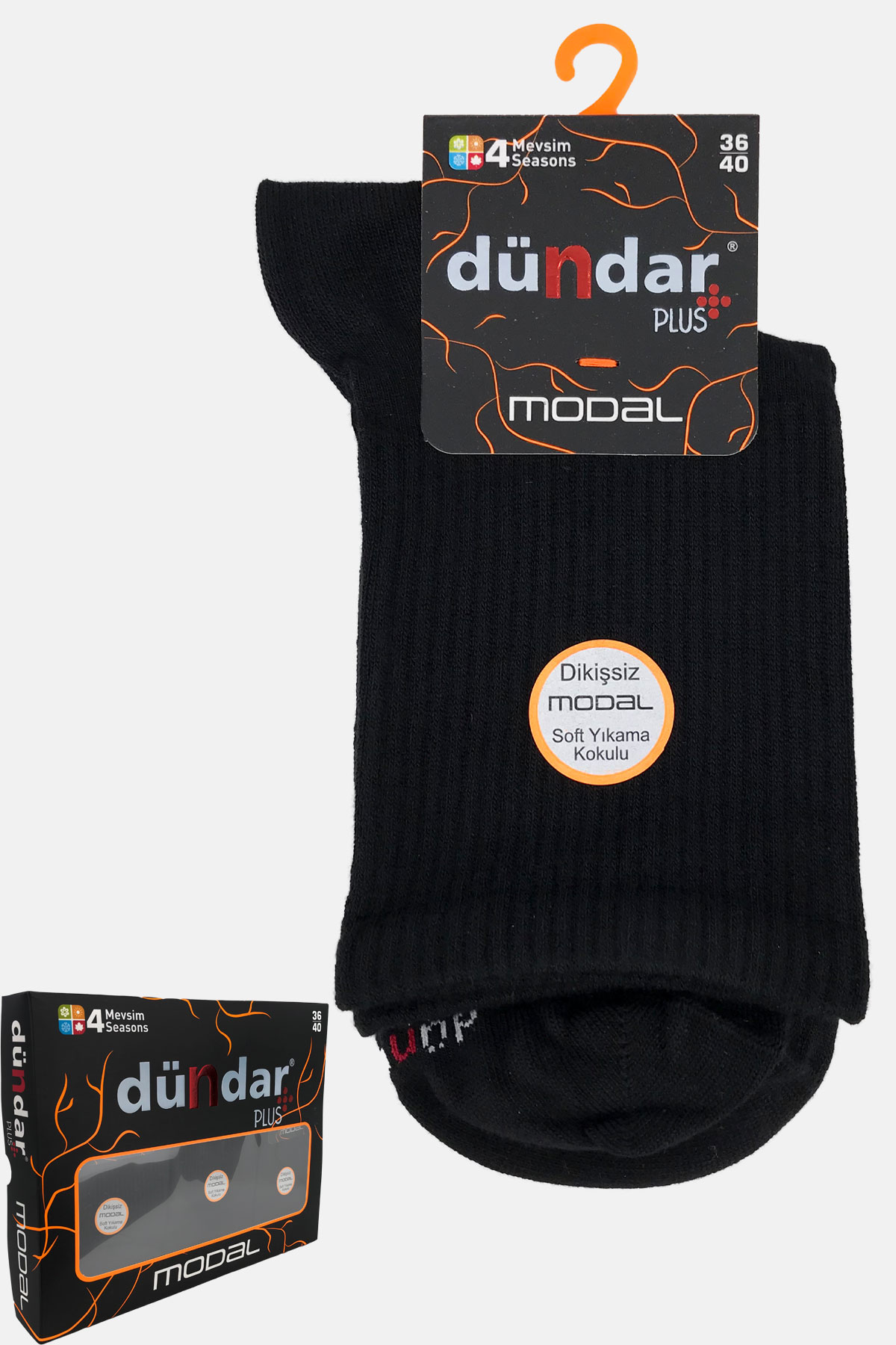 Dündar Plus Kadın Modal Soket Çorap - Thumbnail