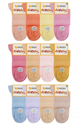 DÜNDAR - Dündar Plus Kadın Yarım Konç Çorap Modal (1)