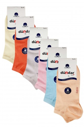 DÜNDAR - Dündar Plus Kadın Patik Çorap Penye (1)