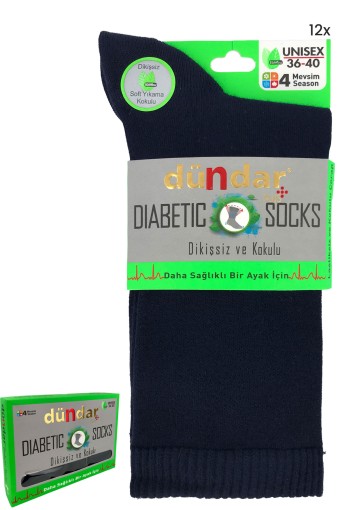 DÜNDAR - Dündar Plus Unisex Bambu Diabetic Şeker Çorabı (1)