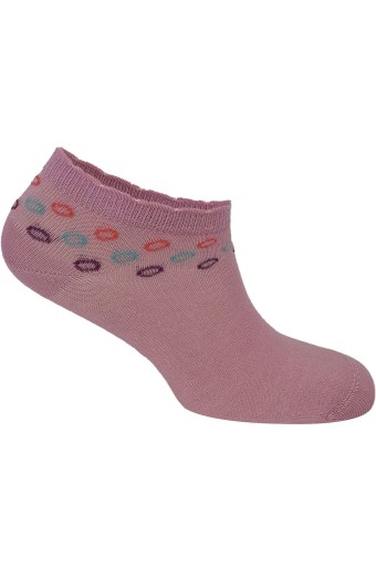 DÜNDAR - Dündar Plus Unisex Çocuk Patik Çorap Modal Dikişsiz Desenli - Asorti1 - 9 (1)