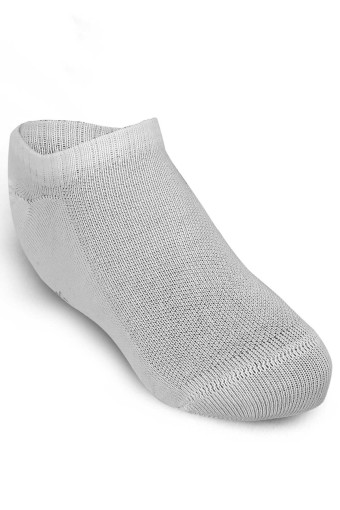 DÜNDAR - Dündar Plus Unisex Çocuk Sneaker Çorap Pamuklu Dikişsiz - Beyaz - 3