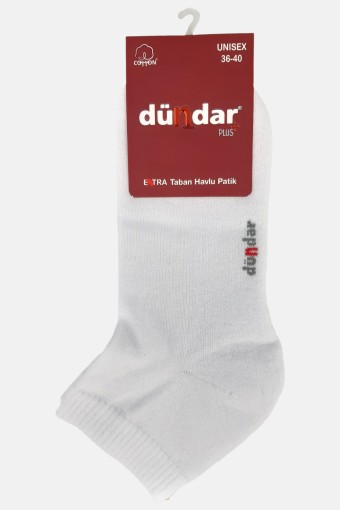 DÜNDAR - Dündar Plus Unisex Tabanaltı Havlu Patik Çorap