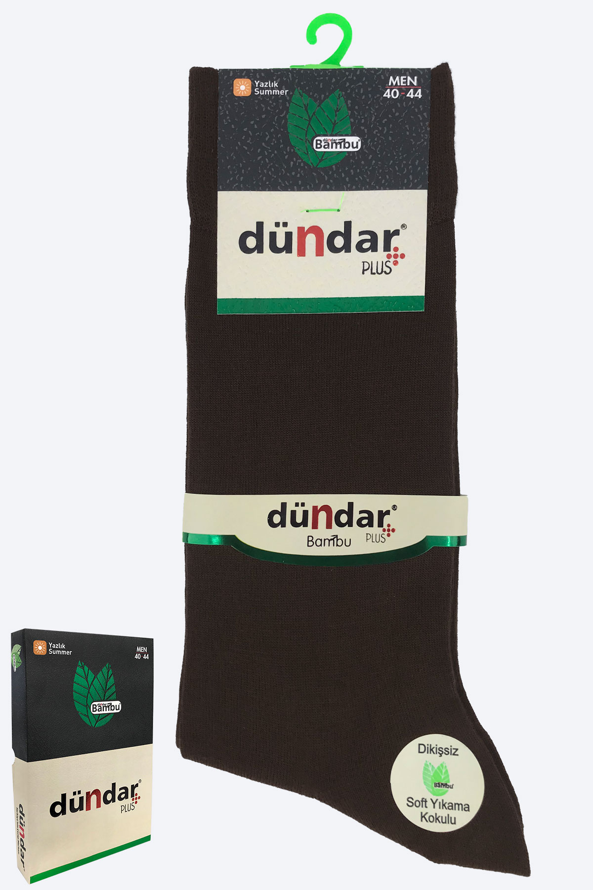 Dündar Erkek Soket Çorap Bambu İnce Dikişsiz - Thumbnail