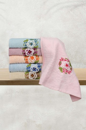 Durul Havlu - Durul Ayça 3D Nakışlı Bukle Mutfak Havlusu 30x50 (1)