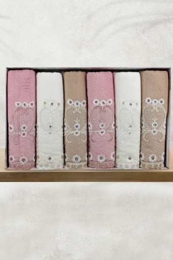 Durul Havlu - Durul El Yüz Havlusu 50x90 Azra Kadife (1)