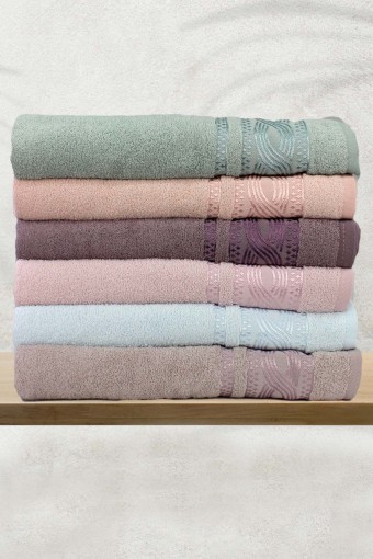 Durul Havlu - Durul El-Yüz Havlusu Mine Jakarlı 50x85