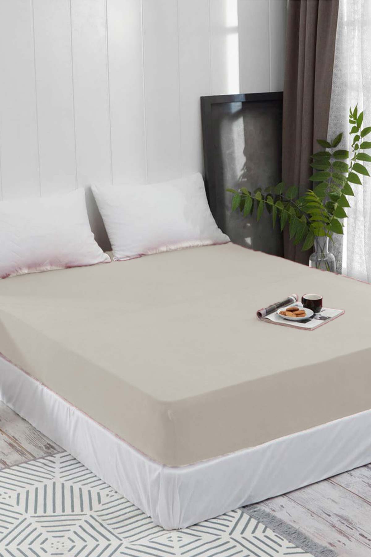 Durul Lastikli Çarşaf Çift Kişilik 160x200 - Thumbnail