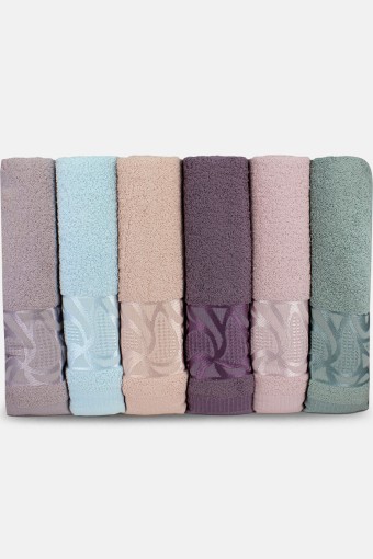 Durul Havlu - Durul Unisex Yetişkin Banyo Havlusu Ece Bukle Jakarlı Desen 29 70x140